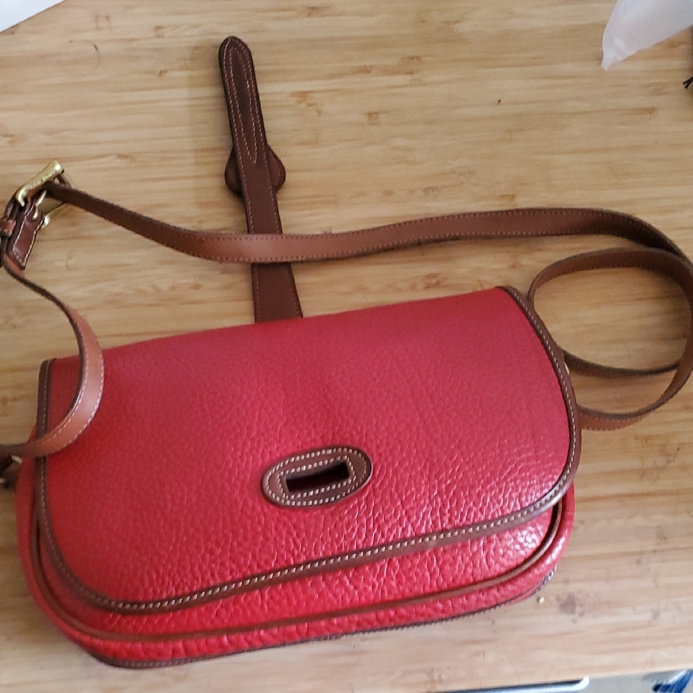 Dooney & Burke Red Leather Women's Bag - Picture 9 of 9